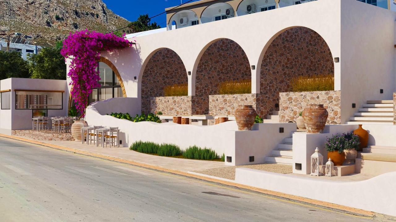 Delfini Beach Hotel & Suites Archangelos  Exterior photo